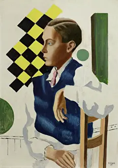 Lger Prints: Portrait du fils Bignou, 1933. Creator: Leger, Fernand (1881-1955)