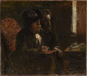 Edgar 1834 1917 Prints: Portrait du graveur Desboutin et du graveur Lepic