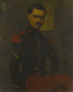 Second Empire Prints: Portrait du Sergent Fourrier, 1852. Creator: Jean Jacques Henner