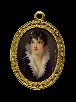 Isabey Jean Baptiste Prints: Portrait of the Duchess of Bassano, 22–07–1811. Creator: Jean-Baptiste Isabey
