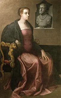 Sebastiano Prints: Portrait of Duchess Margaret of Parma (1522-1586)