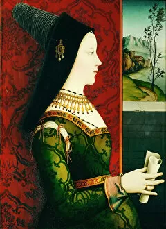 Portrait of Duchess Mary of Burgundy (1457-1482), c. 1500. Artist: Reiser, Niklas (active 1498-1512)