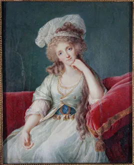 Heiress Prints: Portrait of the Duchess of Orleans, c1790. Creator: Ecole Francaise