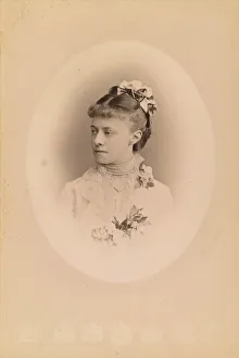 Beauharnais Collection: Portrait of Duchess Therese Petrovna of Oldenburg (1852-1883), Princess Romanovskaia, c. 1880