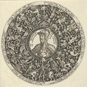 Folly Prints: Portrait of the Duke of Alva, from a Series of Tazza Designs, ca. 1588