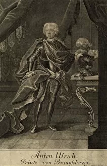 Portrait of Duke Anthony Ulrich of Brunswick (1714-1774), um 1700. Artist: Anonymous