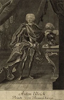 Portrait of Duke Anthony Ulrich of Brunswick (1714-1774), um 1700. Artist: Anonymous Portrait of Duke Anthony Ulrich of Brunswick (1714-1774), um 1700. Artist: Anonymous
