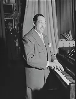 Ellington Duke Prints: Portrait of Duke Ellington, Howard Theater(?)