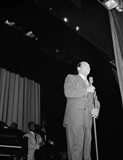 Ellington Duke Prints: Portrait of Duke Ellington and Junior Raglin