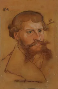 Tempera On Paper Prints: Portrait of Duke Ernest III of Brunswick-Grubenhagen-Herzberg (1518-1567)