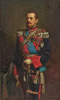 Wurttemberg Prints: Portrait of Duke Eugen of Württemberg (1846-1877). Creator: Anonymous