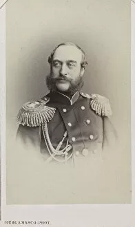 Bergamasco Collection: Portrait of Duke Georg August of Mecklenburg-Strelitz (1824-1876), c. 1870