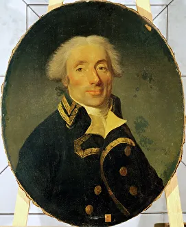 Portrait d'un général de division entre 1791 et 1794, between 1791 and 1794. Creator: Joseph Boze