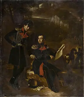 1820s Prints: Portrait of the Durnovos, 1820. Creator: Benoit Charles Mitoire