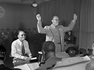 Conducting Prints: Portrait of Earl Hines, New York, N.Y.(?), 1938. Creator: William Paul Gottlieb