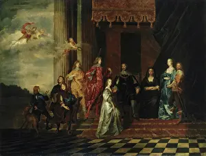 Class Prints: Portrait of the Earl of Pembroke with His Family (copy)