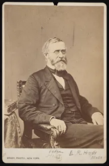 Legal System Prints: Portrait of Ebenezer Rockwood Hoar (1816-1895), Before 1895