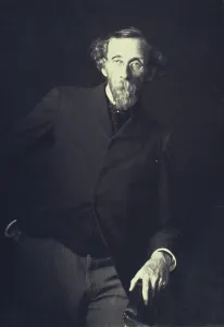 Portrait Photographs 1900 Gmgpc Prints: Portrait of E.C. Messer, c1900. Creator: Emily G Mew