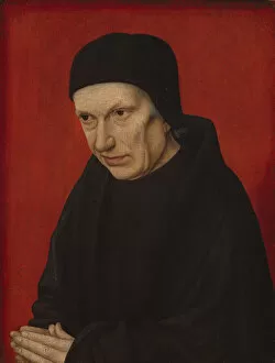 Images Dated 7th April 2021: Portrait of an Ecclesiastic, c. 1480. Creator: Unknown