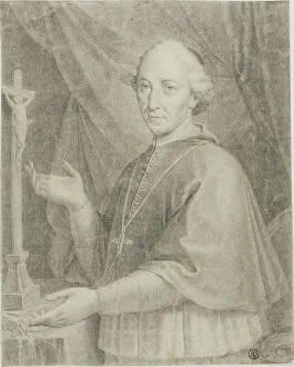 Gaspar Netscher Prints: Portrait of Ecclesiastic, n.d. Creator: Gaspar Netscher