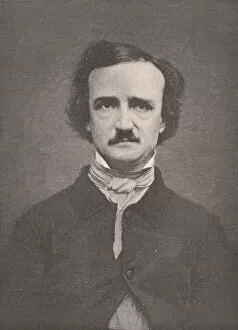 Eugène Carrière Gallery: Portrait of Edgar Allan Poe, 1880. 1880. Creator: Timothy Cole