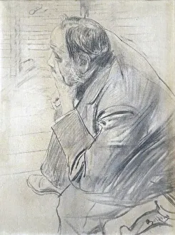 Boldini Prints: Portrait of Edgar Degas. Creator: Boldini, Giovanni (1842-1931)