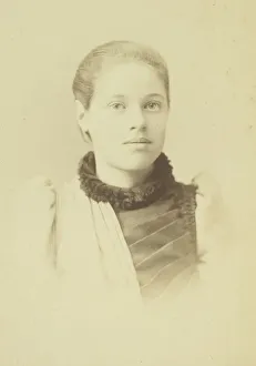 Pleats Prints: Portrait of Edith Wonsen, 1880-1899. Creator: Unknown