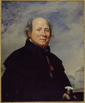Carl Von Steuben Prints: Portrait of Edme Champion, known as the man in the little blue coat