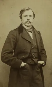 Portrait of Edmond Huot de Goncourt (1822-1896). Creator: Carjat Portrait of Edmond Huot de Goncourt (1822-1896). Creator: Carjat