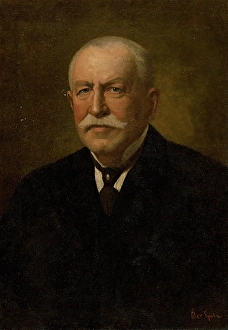 Julius Prints: Portrait of Edmund Eder, 1910-1914. Creator: Julius Eder