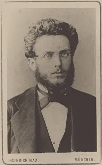 Munich Prints: Portrait of Edmund Naumann (1854-1927), 1872. Creator: Photo studio Heinrich Max, Munich