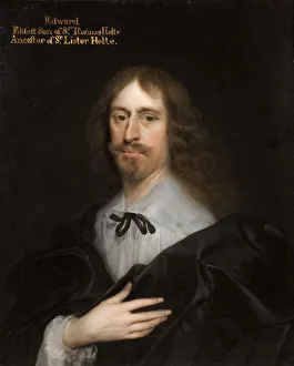 Johnson Prints: Portrait of Edward Holte, 1636. Creator: Cornelis Janssens van Ceulen