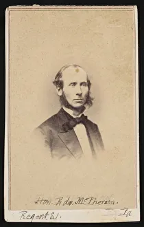 Portrait of Edward McPherson (1830-1895), Circa 1860s. Creator: Unknown Portrait of Edward McPherson (1830-1895), Circa 1860s. Creator: Unknown