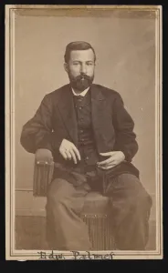 Archaeologist Prints: Portrait of Edward Palmer (1829-1911), 1868-1869. Creator: Antonio Zeno Shindler
