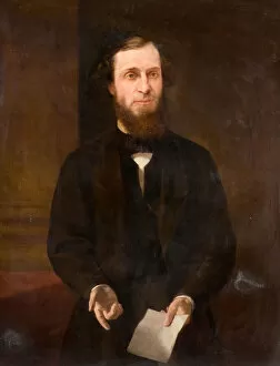 Edwin Gallery: Portrait of Edwin Yates, 19th century. Creator: William Thomas Roden