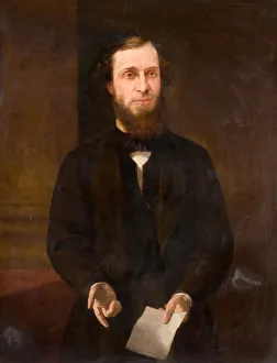 Personality Gallery: Portrait of Edwin Yates, 19th century. Creator: William Thomas Roden