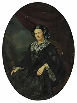 Class Prints: Portrait of E.K. Rukavishnikova, 1864. Creator: Unknown