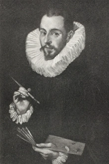 Looking Sideways Prints: Portrait of El Greco, c1560s, 1894. Creator: Unknown