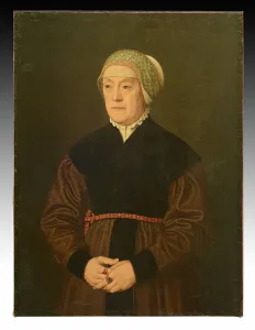 Elderly Woman Prints: Portrait of an Elderly Woman, 1550. Creator: Nicolas Neufchatel