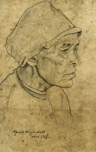 Karelia Prints: Portrait of an Elderly Woman, Karelin Yurts