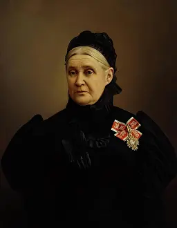 Elderly Woman Prints: Portrait of an Elderly Woman, Maria Novosiltseva