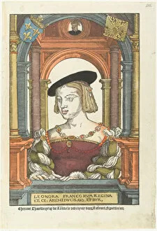 Portrait of Eleanor of Austria (1498-1558), 1539. Artist: Coecke van Aelst, Pieter, the Elder (1502-1550)