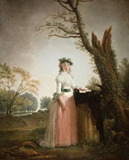 Portrait of Eleonora Chigi, Princess of Teano, 1793. Creator: Jacques Henri Sablet