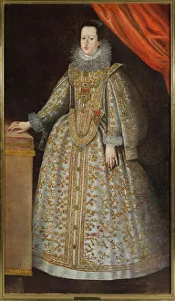 Royal Castle Prints: Portrait of Eleonora Gonzaga (1598-1655), c 1621. Creator: Anonymous