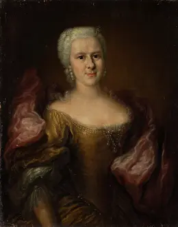 Noblewoman Prints: Portrait of Eleonore Ernestine von Ponikau