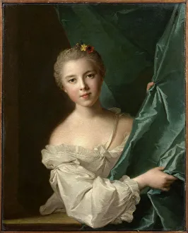 Nattier Prints: Portrait of Eleonore Louise de Berville