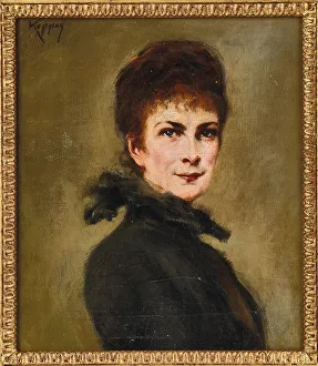 Sissi Prints: Portrait of Elisabeth of Bavaria. Creator: Koppay, Josef Arpad von (1859-1927)