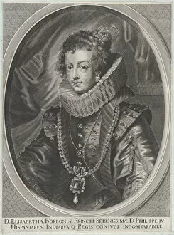 And Xc9 Collection: Portrait of Elisabeth of Bourbon, Queen of Spain, ca. 1650-1700. Creator: Anon