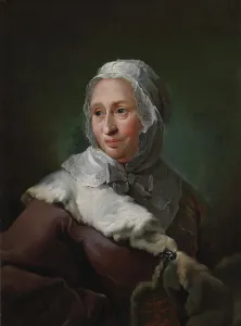 Portrait of Elisabeth Marie Fabritius, née d'Abbestée, 1752. Creator: Carl Gustaf Pilo