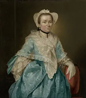 Buijs Jacobus Prints: Portrait of Elisabeth Troost (1730-1790), 1767. Creator: Jacobus Buys